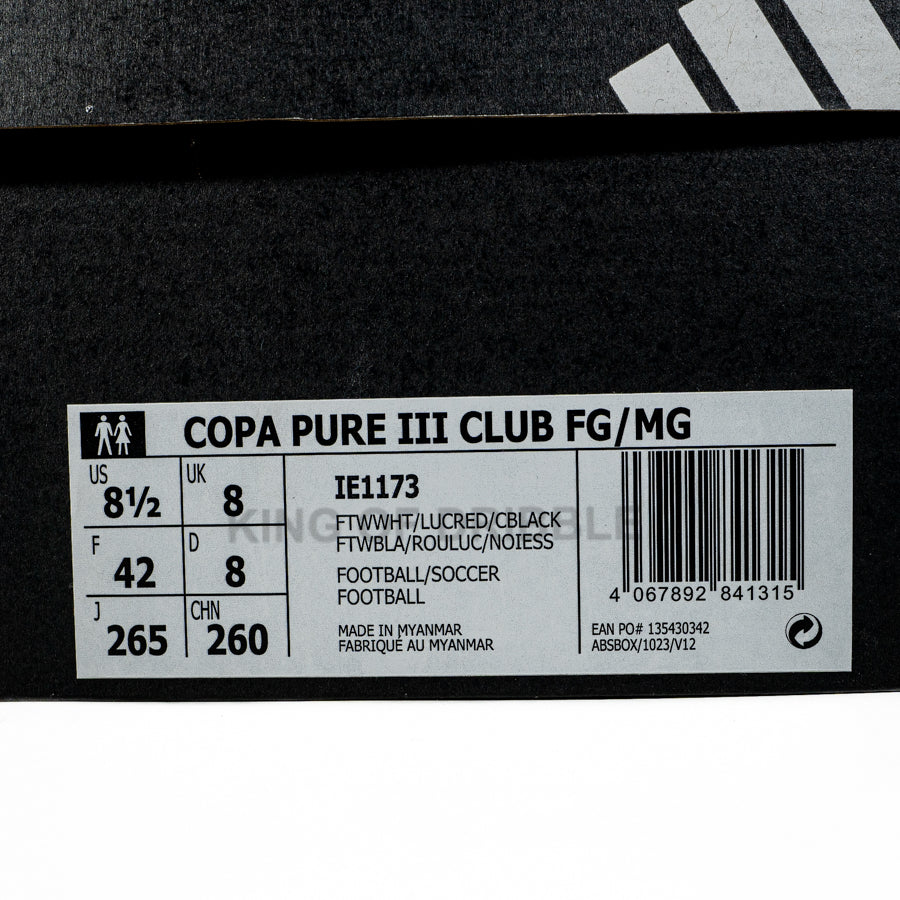 KING OF DRIBBLE Sepatu Bola Adidas Copa Pure III Club FG/MG IE1173 Original