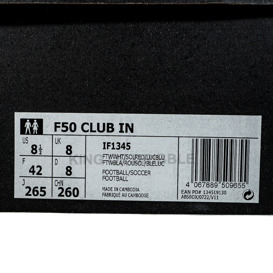 KING OF DRIBBLE Sepatu Futsal Adidas F50 Club IN IF1345 Original