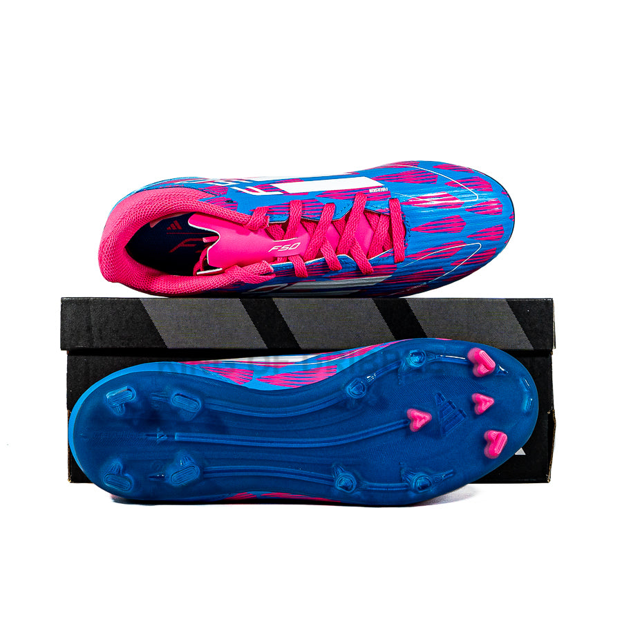 KING OF DRIBBLE Sepatu Bola Anak Adidas F50 League FG/MG JR IF1365 Original