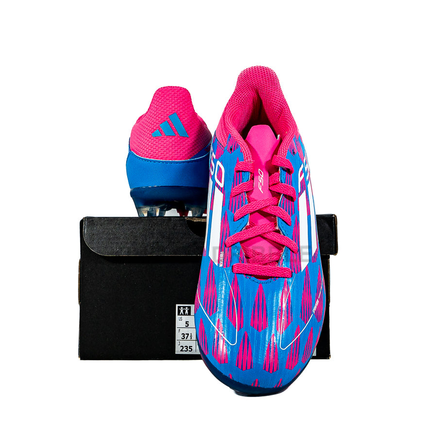 KING OF DRIBBLE Sepatu Bola Anak Adidas F50 League FG/MG JR IF1365 Original