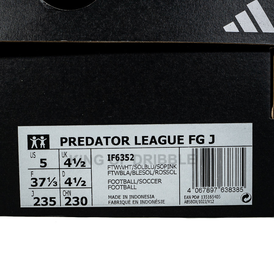 KING OF DRIBBLE Sepatu Bola Anak Adidas Predator League FG JR IF6352 Original
