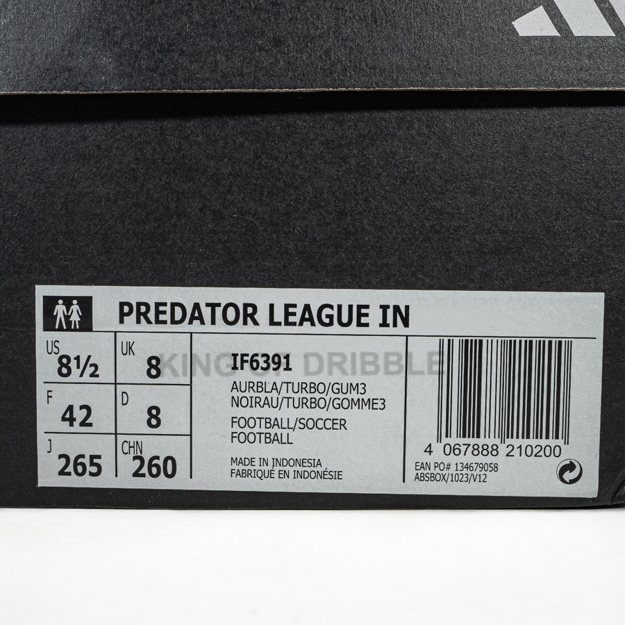 KING OF DRIBBLE Sepatu Futsal Adidas Predator League IN IF6391 Original