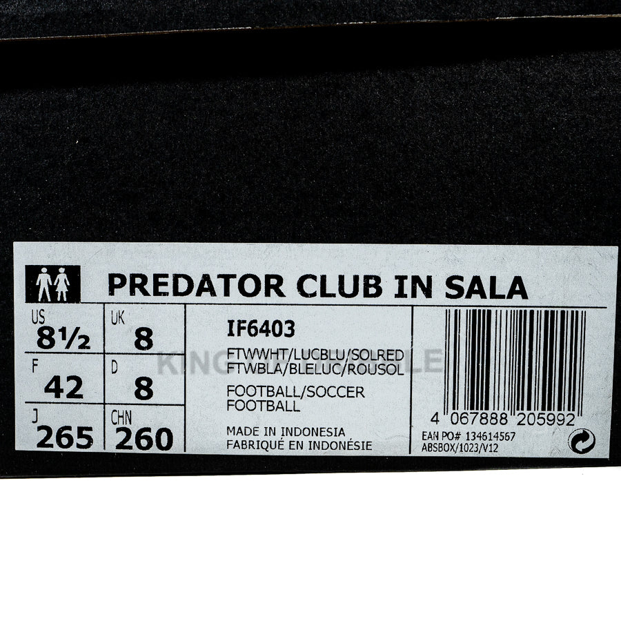 Sepatu Futsal Adidas Predator Club IN Sala IF6403 Original BNIB