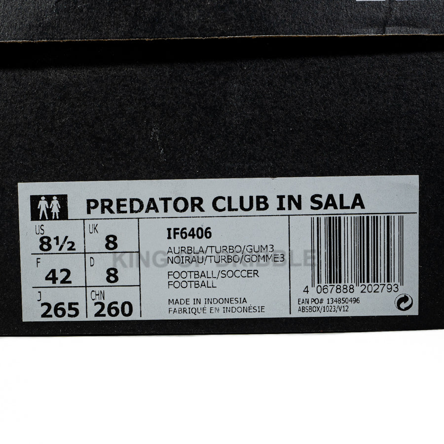 KING OF DRIBBLE Sepatu Futsal Adidas Predator Club IN Sala IF6406 Original