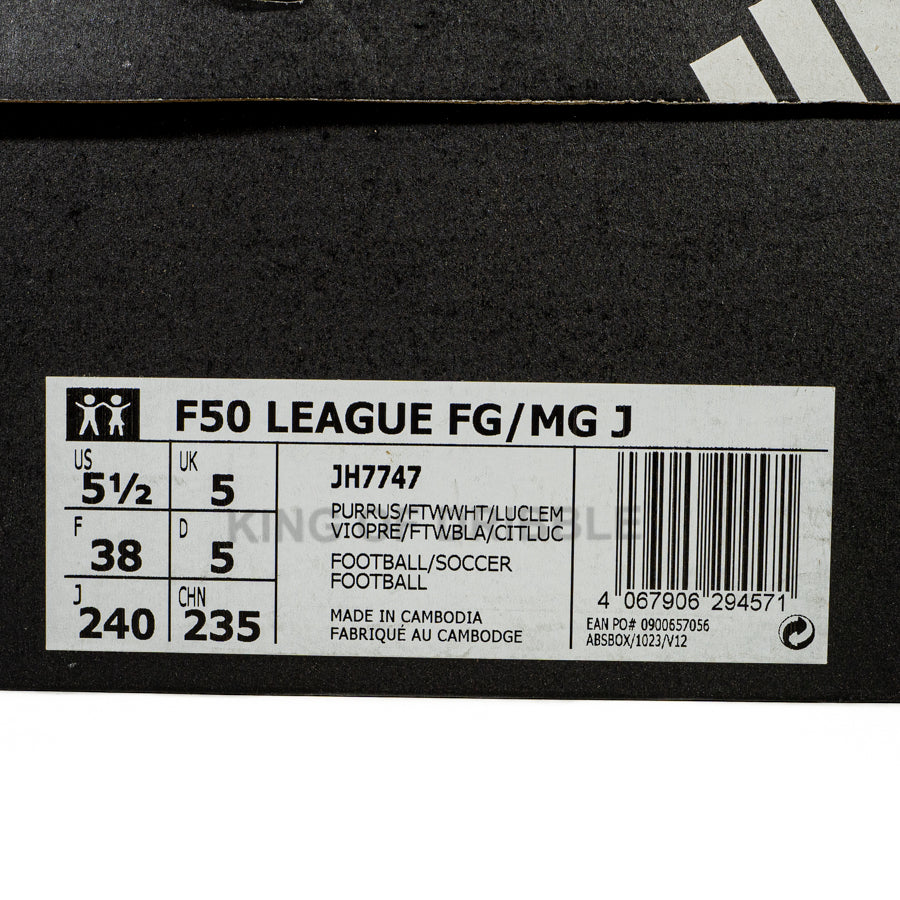 KING OF DRIBBLE Sepatu Bola Anak Adidas F50 League FG/MG JR JH7747 Original
