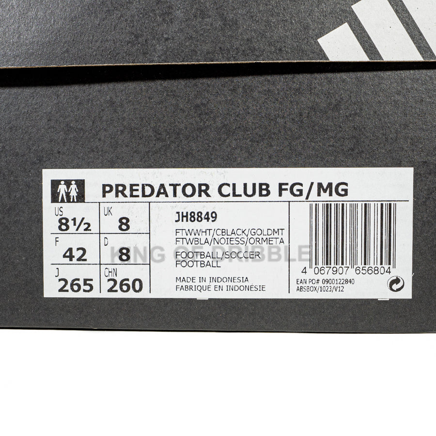 KING OF DRIBBLE Sepatu Bola Adidas Predator Club FG/MG JH8849 Original