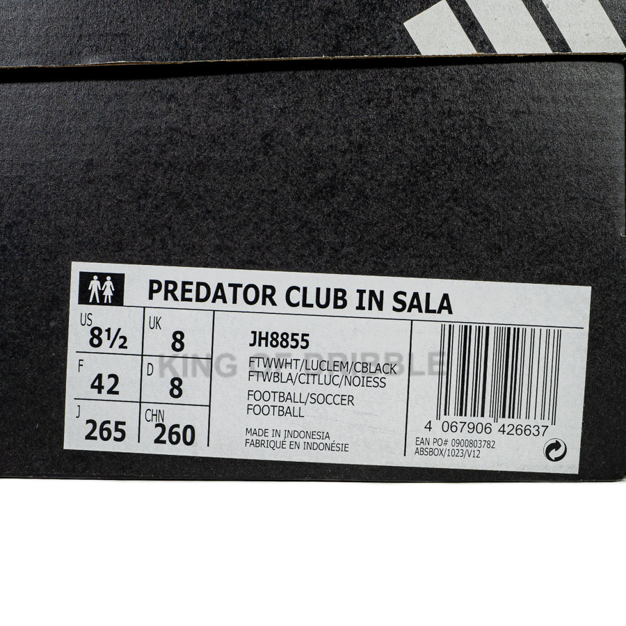 KING OF DRIBBLE Sepatu Futsal Adidas Predator Club IN Sala JH8855 Original