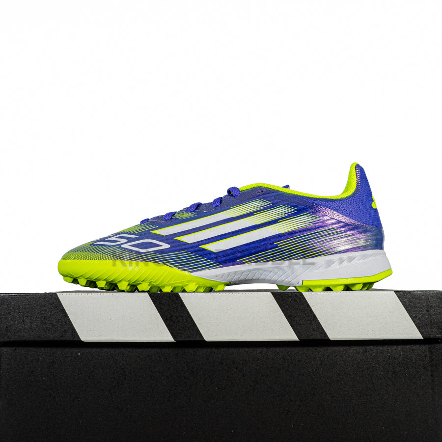 KING OF DRIBBLE Sepatu Mini Soccer Anak Adidas F50 League TF JR JI0000 Original