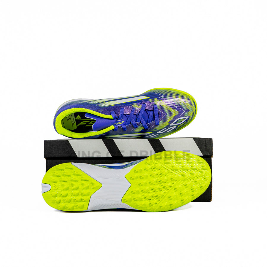 KING OF DRIBBLE Sepatu Mini Soccer Anak Adidas F50 League TF JR JI0000 Original