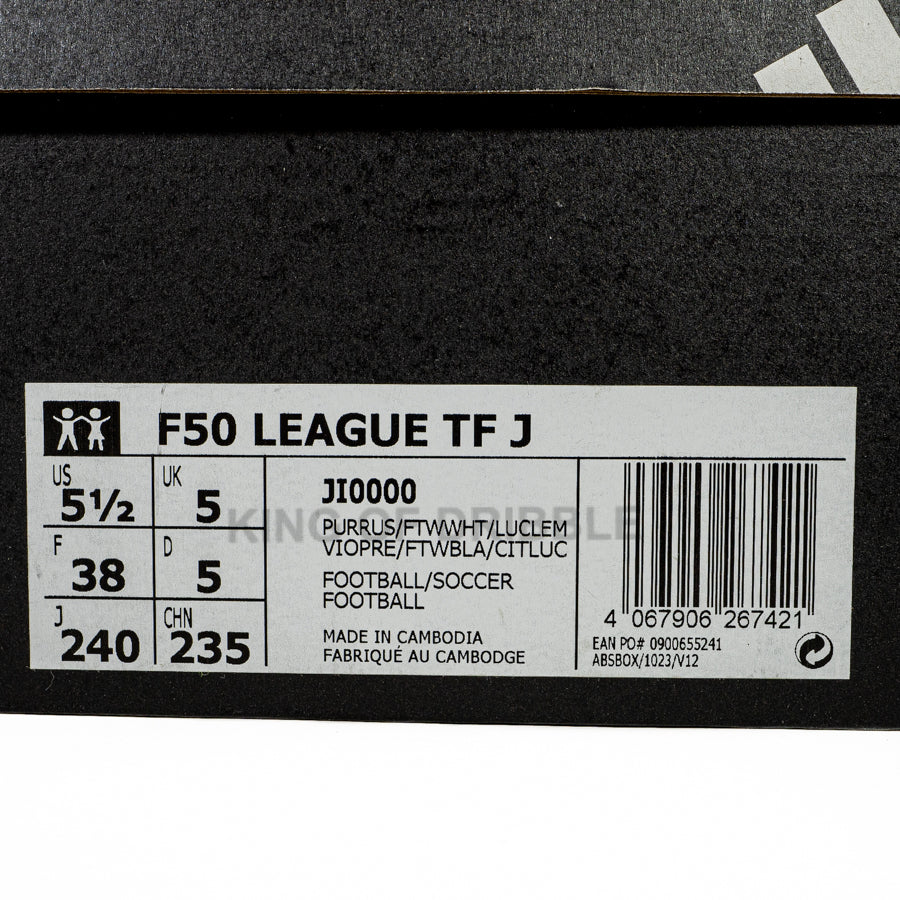 KING OF DRIBBLE Sepatu Mini Soccer Anak Adidas F50 League TF JR JI0000 Original