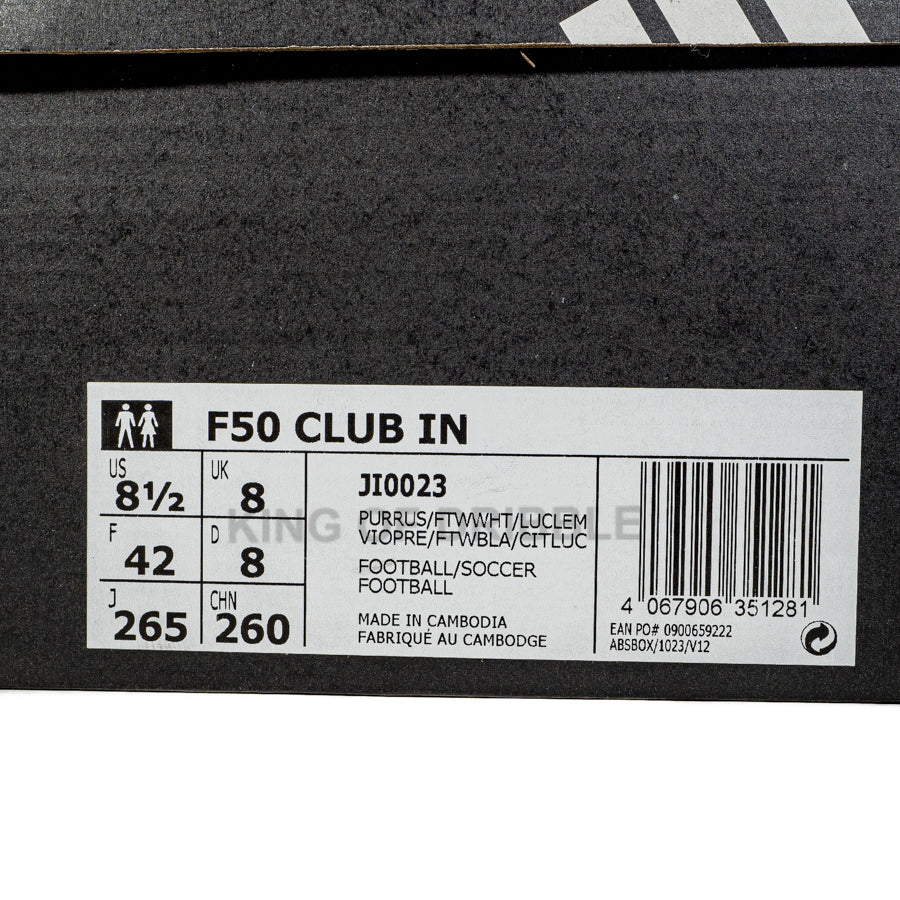 KING OF DRIBBLE Sepatu Futsal Adidas F50 Club IN JI0023 Original