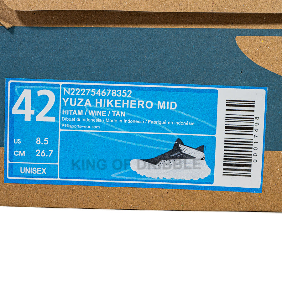 KING OF DRIBBLE Sepatu Trail 910 Nineten Yuza Hikehero Mid N222754678352 Original