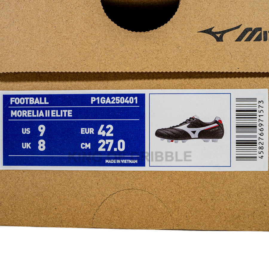 KING OF DRIBBLE Sepatu Bola Mizuno Morelia II Elite P1GA250401 Original