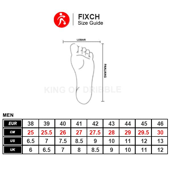 KING OF DRIBBLE Sepatu Volley Fixch Lunatic 1FVL252A003 Original