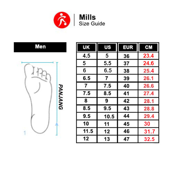 KING OF DRIBBLE Sepatu Running/Lari Mills Treximo Omega M2 9105005 Original