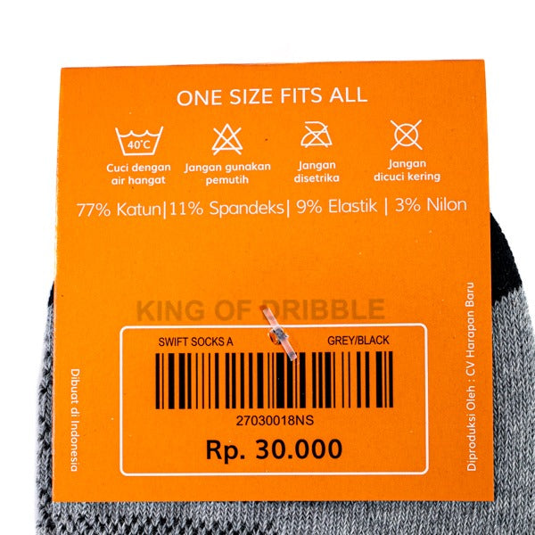 KING OF DRIBBLE Kaos Kaki Ortuseight Swift Socks A 27030018 Original