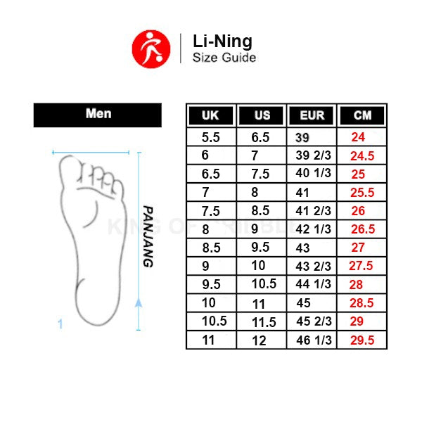 KING OF DRIBBLE Sepatu Badminton/Bulu Tangkis Li-Ning Almighty V AYTT001-1 Original