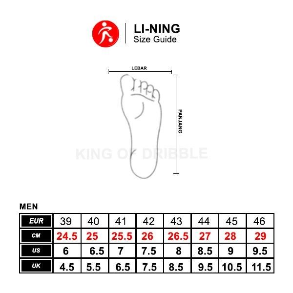 KING OF DRIBBLE Sepatu Badminton/Bulu Tangkis Li-ning Saga Lite 6 AYTS087-1 Original BNIB