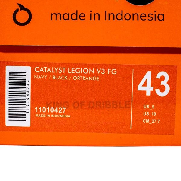 KING OF DRIBBLE Sepatu Bola Ortuseight Catalyst Legion V3 FG 11010427 Original