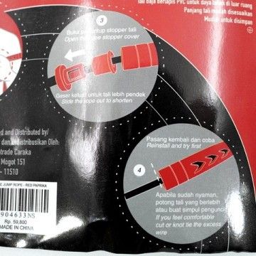 KING OF DRIBBLE Tali Skiping Specs Xcore Jump Rope LFGR 904633 Original