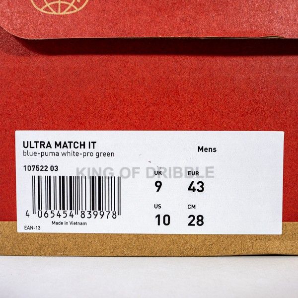 KING OF DRIBBLE Sepatu Futsal Puma Ultra Match IT 107522-03 Original