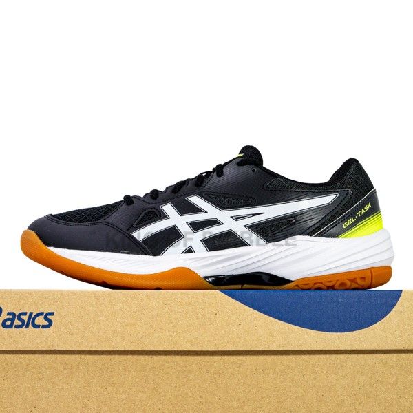 KING OF DRIBBLE Sepatu Volley Asics Gel-Task 3 1071A077-002 Original