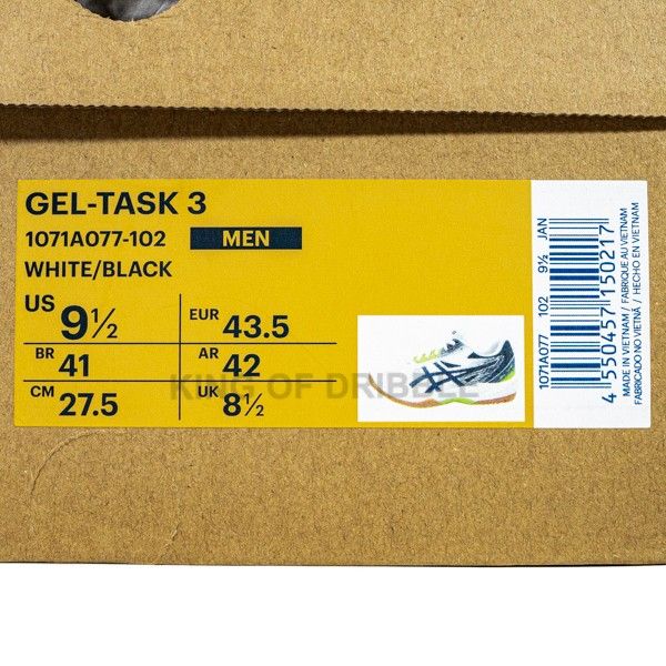 Sepatu Volley Asics Gel-Task 3 1071A077-102 Original BNIB