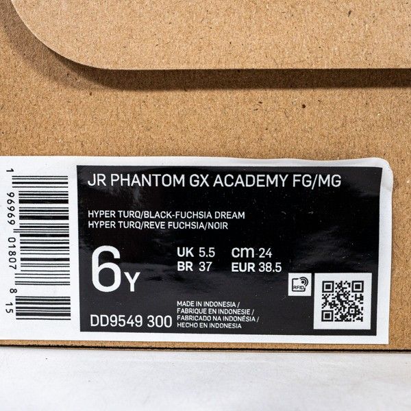KING OF DRIBBLE Sepatu Bola Anak Nike JR Phantom GX Academy FG/MG DD9549-300 Original