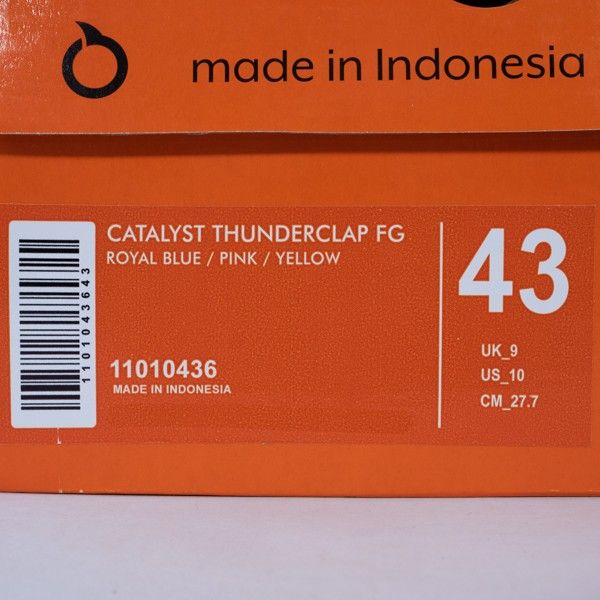 KING OF DRIBBLE Sepatu Bola Ortuseight Catalyst Thunderclap FG 11010436 Original