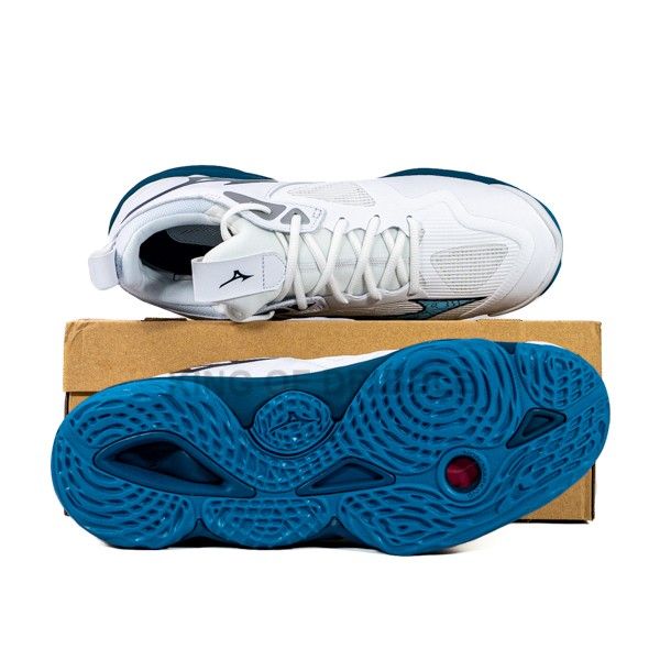 KING OF DRIBBLE Sepatu Volley Mizuno Wave Momentum 3 V1GA231221 Original