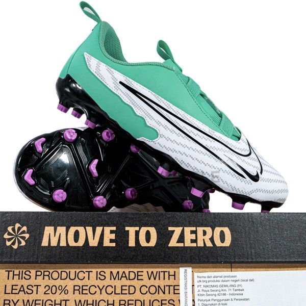 KING OF DRIBBLE Sepatu Bola Anak Nike JR Phantom GX Academy FG/MG DD9549-300 Original