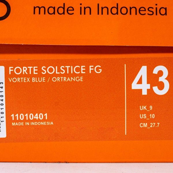 KING OF DRIBBLE Sepatu Bola Ortuseight Forte Solstice FG 11010401 Original BNIB
