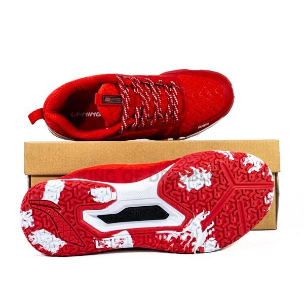 KING OF DRIBBLE Sepatu Badminton/Bulu Tangkis Li-ning Saga Lite 6 AYTS087-1 Original BNIB