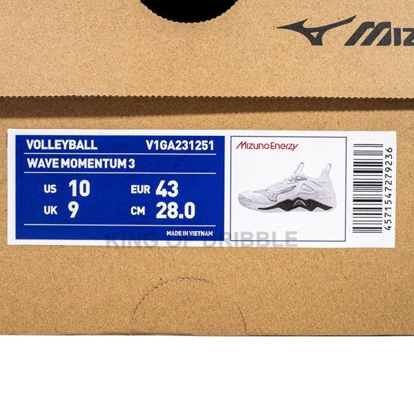 Sepatu Volley Mizuno Wave Momentum 3 V1GA231251 Original BNIB