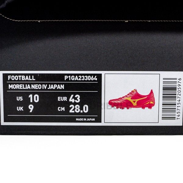KING OF DRIBBLE Sepatu Bola Mizuno Morelia Neo IV Japan P1GA233064 Original