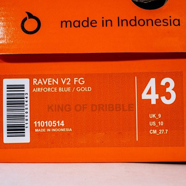 KING OF DRIBBLE Sepatu Bola Ortuseight Raven V2 FG 11010514 Original