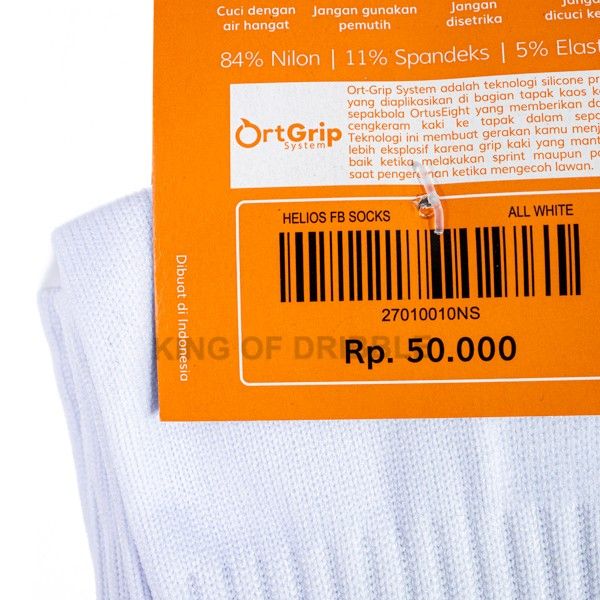 KING OF DRIBBLE Kaos Kaki Futsal/Bola Ortuseight Helios FB Socks 27010010 Original