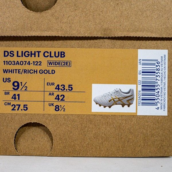 KING OF DRIBBLE Sepatu Bola Asics Ds Light Club 1103A074-122 Original