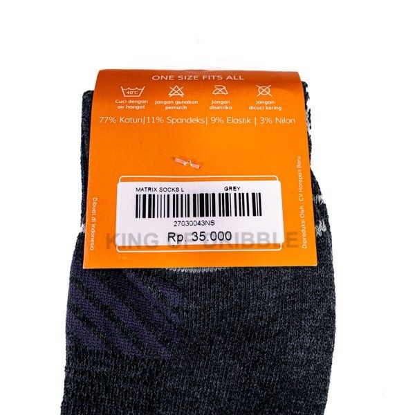 KING OF DRIBBLE Kaos Kaki Ortuseight Matrix Socks L 27030043 Original