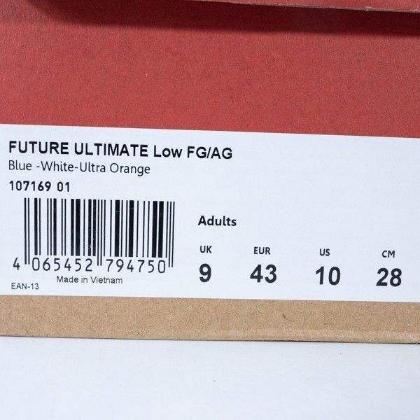KING OF DRIBBLE Sepatu Bola Puma Future Ultimate Low FG/AG 107169-01 Original