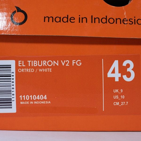 KING OF DRIBBLE Sepatu Bola Ortuseight El Tiburon V2 FG 11010404 Original