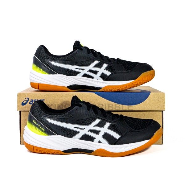KING OF DRIBBLE Sepatu Volley Asics Gel-Task 3 1071A077-002 Original