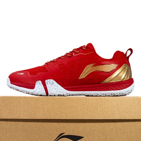 KING OF DRIBBLE Sepatu Badminton/Bulu Tangkis Li-Ning Saga Lite 7 AYTS089-2 Original