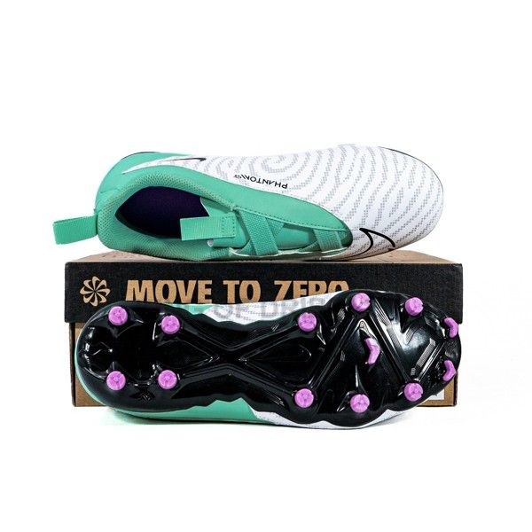 KING OF DRIBBLE Sepatu Bola Anak Nike JR Phantom GX Academy FG/MG DD9549-300 Original