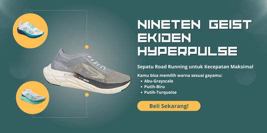 Nineten Geist Ekiden Hyperpulse: Sepatu Road Running untuk Kecepatan Maksimal