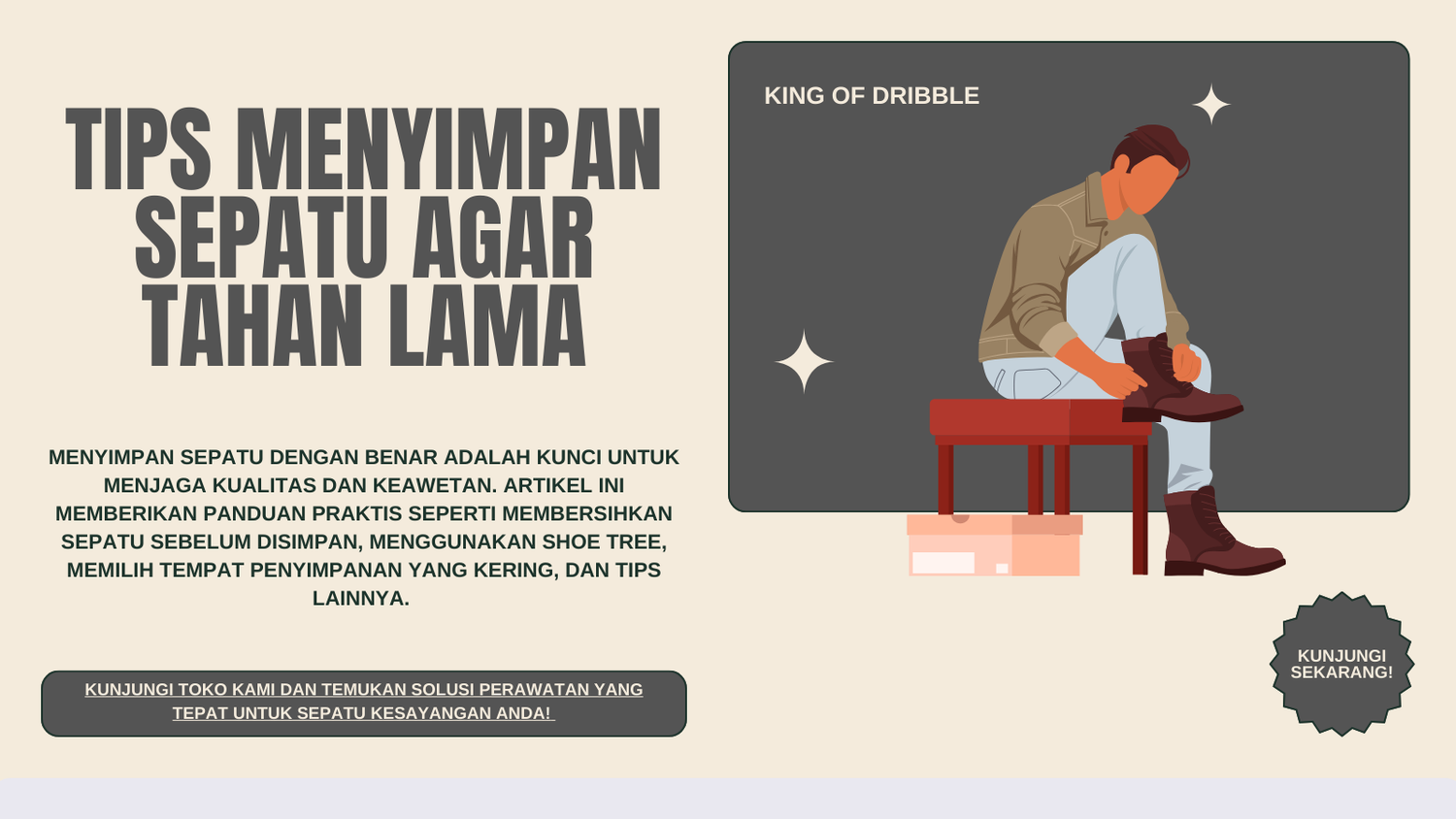 Tips Menyimpan Sepatu agar Tahan Lama – kingofdribble