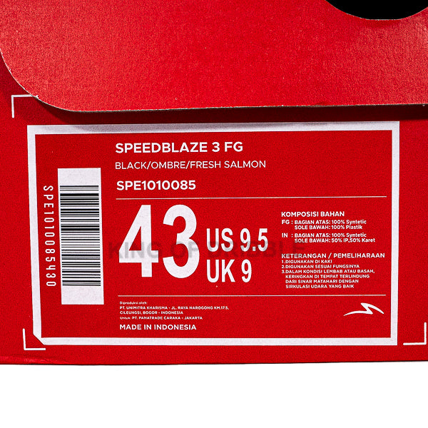 Sepatu Bola Specs Speedblaze 3 FG 1010085 Original BNIB