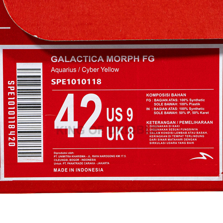 Sepatu Bola Specs Galactica Morph FG 1010118 Original BNIB