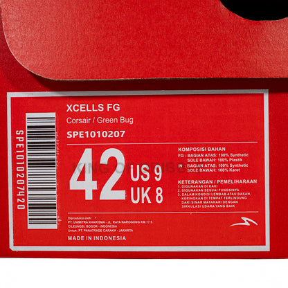 KING OF DRIBBLE Sepatu Bola Specs Xcells FG 1010207 Original
