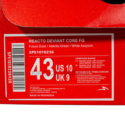 KING OF DRIBBLE Sepatu Bola Specs Reacto Deviant Core FG 1010236 Original